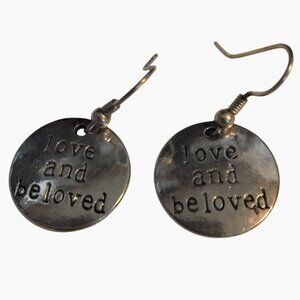 Love and  Be Loved Earring  Inspiration Motivation Romance Valentine